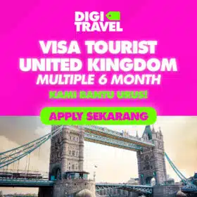 Visa UK United Kingdom Multiple 6 Months Tourist