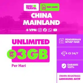 SIM Card China Unlimited Include VPN